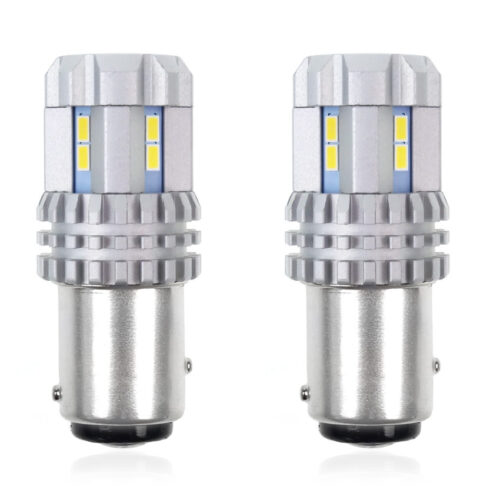 Amio P21/5W BAY15d 12/24V 22 LED SMD ULTRABRIGHT 3020 CANBUS ΛΕΥΚΟ 2ΤΕΜ.