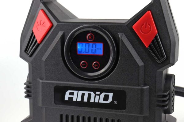 Amio ΚΟΜΠΡΕΣΕΡ ΑΕΡΑ 12V 10bar/150psi ΜΕ 3 ΑΝΤΑΠΤΟΡΕΣ ΚΑΙ ΨΗΦΙΑΚΗ ΕΝΔΕΙΞΗ ACOMP-17 AMIO - Image 4