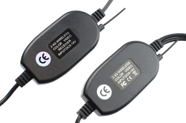 Amio ΚΑΛΩΔΙΟ ΣΥΝΔΕΣΗΣ RCA ΜΕ ΠΟΜΠΟ & ΔΕΚΤΗ 12V 2.4Ghz (ΓΙΑ ΑΣΥΡΜΑΤΗ ΣΥΝΔΕΣΗ ΚΑΜΕΡΑΣ & ΟΘΟΝΗΣ) - Image 4