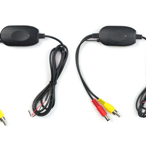 Amio ΚΑΛΩΔΙΟ ΣΥΝΔΕΣΗΣ RCA ΜΕ ΠΟΜΠΟ & ΔΕΚΤΗ 12V 2.4Ghz (ΓΙΑ ΑΣΥΡΜΑΤΗ ΣΥΝΔΕΣΗ ΚΑΜΕΡΑΣ & ΟΘΟΝΗΣ)
