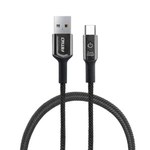 Amio ΚΑΛΩΔΙΟ ΦΟΡΤΙΣΗΣ ΚΑΙ ΣΥΓΧΡΟΝΙΣΜΟΥ FAST CHARGE (ΤΑΧΕΙΑΣ ΦΟΡΤΙΣΗΣ) USB ΓΙΑ MICRO USB 100cm FullLINK UC-11 AMIO