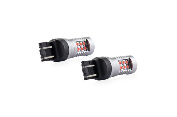 Amio WR21/5W T20 12/24V 6,2W 5.600K LED 24xSMD3030 CAN-BUS ΚΟΚΚΙΝΟ 18x56mm 2ΤΕΜ. - Image 2