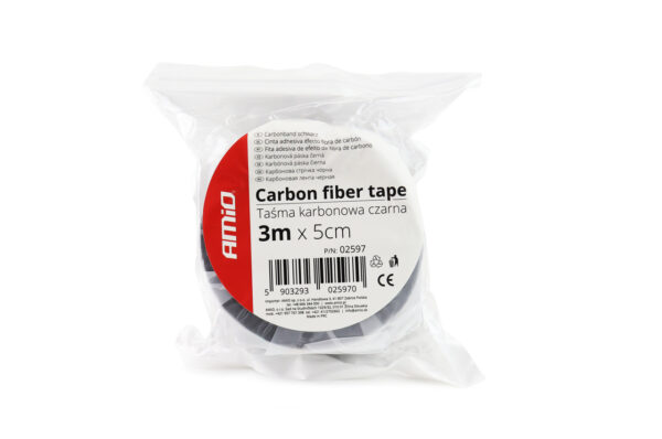 Amio TAINIA 5D CARBON ΕΣΩΤΕΡΙΚΗΣ & ΕΞΩΤΕΡΙΚΗΣ ΧΡΗΣΗΣ 50mm x 3m AMIO -1 ΤΕΜ. - Image 3