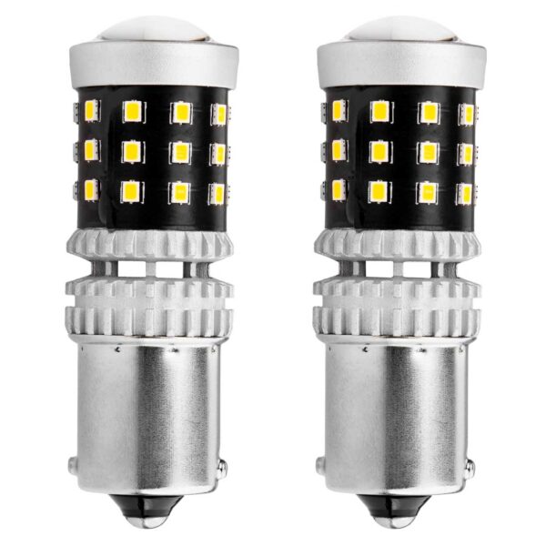 Amio ΛΑΜΠΑΚΙΑ ΜΟΝΟΠΟΛΙΚΑ LED ΛΕΥΚΑ CAN-BUS P21W BA15S 1156 39xSMD 2016 ΑMiO - 2 TEM.