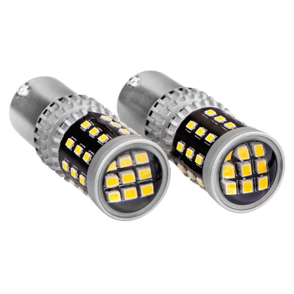 Amio ΛΑΜΠΑΚΙΑ ΔΙΠΟΛΙΚΑ LED ΛΕΥΚΑ CAN-BUS P21/5w BAY15D 12/24V 39xSMD 2016 ΑMiO - 2 TEM. - Image 3