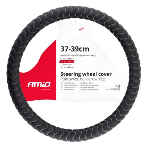 Amio ΚΑΛΥΜΜΑ ΤΙΜΟΝΙΟΥ 37/39CM SWC-32-M ΜΑΥΡΟ ΑΦΡΩΔΕΣ ΑΟΣΜΟ AMIO – 1 ΤΕΜ.