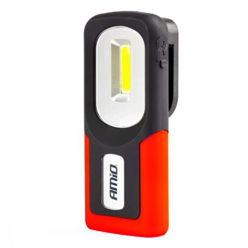 Amio ΦΑΚΟΣ ΕΡΓΑΣΙΑΣ ΧΕΙΡΟΣ ΜΕ ΓΑΝΤΖΟ/ΜΑΓΝΗΤΗ MICRO USB COB LED 1200mAh 50x31x117mm
