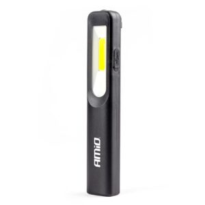 Amio ΦΑΚΟΣ ΕΡΓΑΣΙΑΣ ΧΕΙΡΟΣ ΜΕ ΓΑΝΤΖΟ/ΜΑΓΝΗΤΗ MICRO USB COB+XPE LED 1200mAh 22x28x164mm