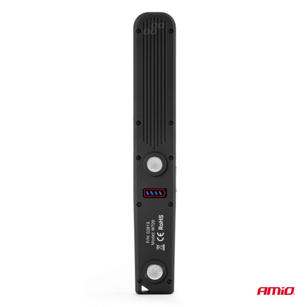 Amio ΦΑΚΟΣ ΕΡΓΑΣΙΑΣ ΧΕΙΡΟΣ ΜΕ ΜΑΓΝΗΤΗ MICRO USB SMD LED 1200mAh 37x16x241mm  - 1 ΤΕΜ. - Image 3