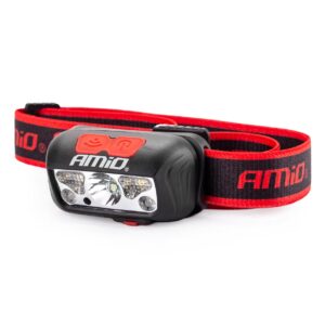 Amio ΦΑΚΟΣ ΚΕΦΑΛΗΣ ΕΡΓΑΣΙΑΣ LH03 1200mAh MICRO USB XPE+2LED+2SMD 180FLUX 8x7x7cm