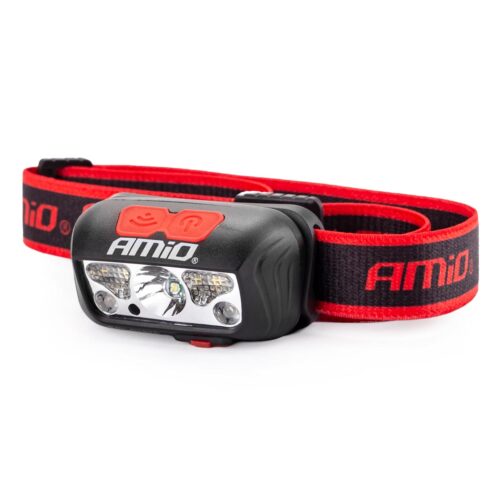 Amio ΦΑΚΟΣ ΚΕΦΑΛΗΣ ΕΡΓΑΣΙΑΣ LH03 1200mAh MICRO USB XPE+2LED+2SMD 180FLUX 8x7x7cm