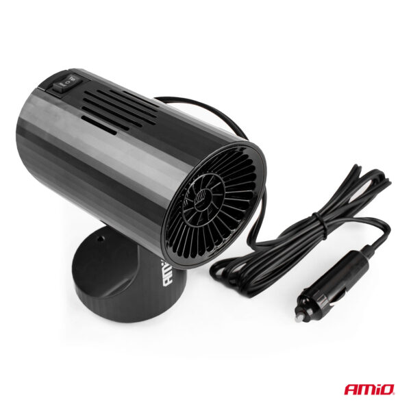 Amio ΑΕΡΟΘΕΡΜΟ ΑΝΑΠΤΗΡΑ 12V - 150W (ΚΑΛΩΔΙΟ 150 cm) ΜΑΥΡΟ 150x100x80 mm ΑΜΙΟ - 1 ΤΕΜ. - Image 2