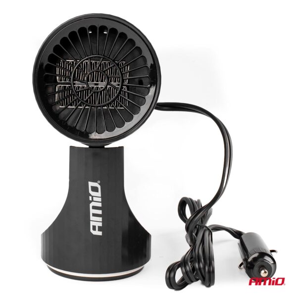Amio ΑΕΡΟΘΕΡΜΟ ΑΝΑΠΤΗΡΑ 12V - 150W (ΚΑΛΩΔΙΟ 150 cm) ΜΑΥΡΟ 150x100x80 mm ΑΜΙΟ - 1 ΤΕΜ. - Image 4