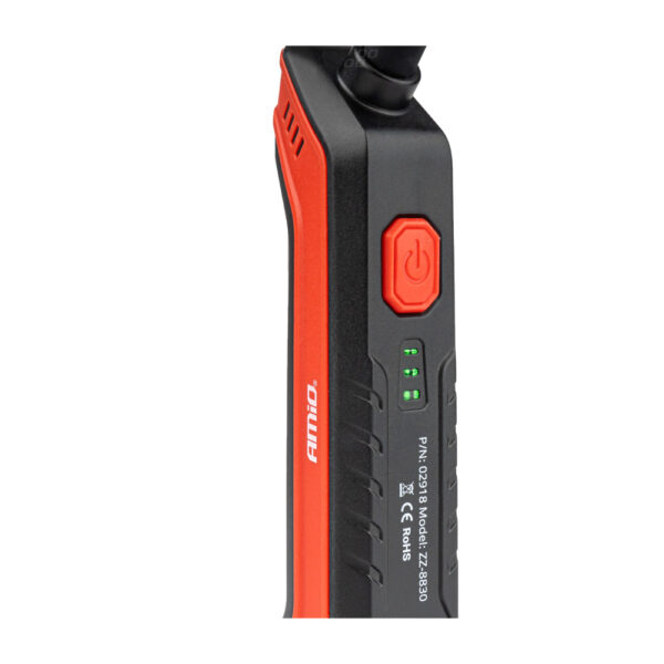 Amio ΦΑΚΟΣ ΕΡΓΑΣΙΑΣ ΧΕΙΡΟΣ ΜΕ ΓΑΝΤΖΟ/ΜΑΓΝΗΤΗ USB-C COB+XPE LED 2200mAh 400x60x35mm  ΑMiO - 1 TEM. - Image 3