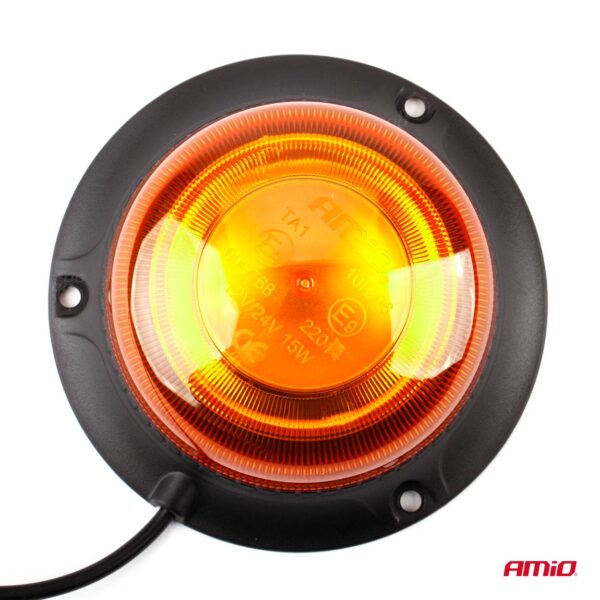 Amio ΦΑΡΟΣ LED MINI FLAT 12/24V 18SMD IP56 ΠΟΡΤΟΚΑΛΙ ΜΑΓΝΗΤΙΚΟΣ/ΒΙΔΩΤΟΣ ΜΕ ΦΙΣ ΑΝΑΠΤΗΡΑ 113x64mm AMIO -1 ΤΕΜ. - Image 4