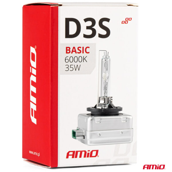 Amio D3S 12V 6.000k 35W ΑΝΤΑΛΛΑΚΤΙΚΗ ΛΑΜΠΑ BASIC AMIO - 1 Τεμ. - Image 3