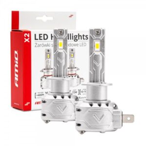 Amio ΛΑΜΠΕΣ H1 LED CAN BUS  X2 SERIES ΜΕ ΑΝΕΜΙΣΤΗΡΑΚΙ H1 10-16V 72W 6.500K 7.920lm +400% ΑMiO - 2 TEM.