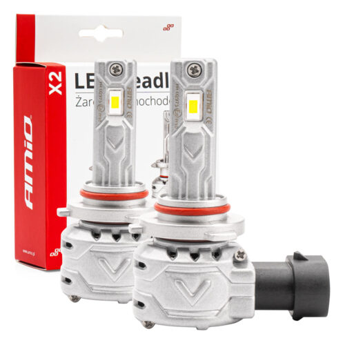 Amio ΛΑΜΠΕΣ LED HΒ3 9005 10-16V 72W 6.500K 7920lm  (ΑΝΕΜΙΣΤΗΡΑΚΙ) X2 SERIES AMIO – 2ΤΕΜ.