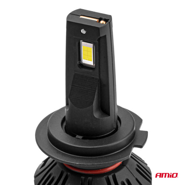 Amio ΛΑΜΠΕΣ LED H7 9-16V 90W 6.500K 9900lm CAN BUS (ME ΑΝΕΜΙΣΤΗΡΑΚΙ) X3 SERIES AMIO - 2ΤΕΜ. - Image 2