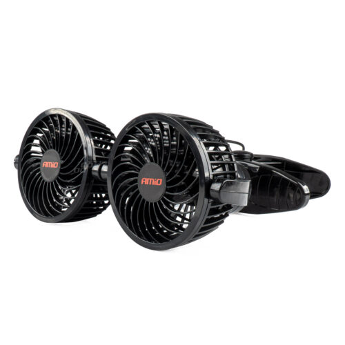 Amio ΑΝΕΜΙΣΤΗΡΑΣ ΔΙΠΛΟΣ 12V 2χ4”(10,8cm) ΜΕ ΦΙΣ ΑΝΑΠΤΗΡΑ/2 ΤΑΧΥΤΗΤΩΝ/ ΜΕ ΜΑΝΤΑΛΑΚΙ PRO SERIES ΑMiO – 1 TEM.