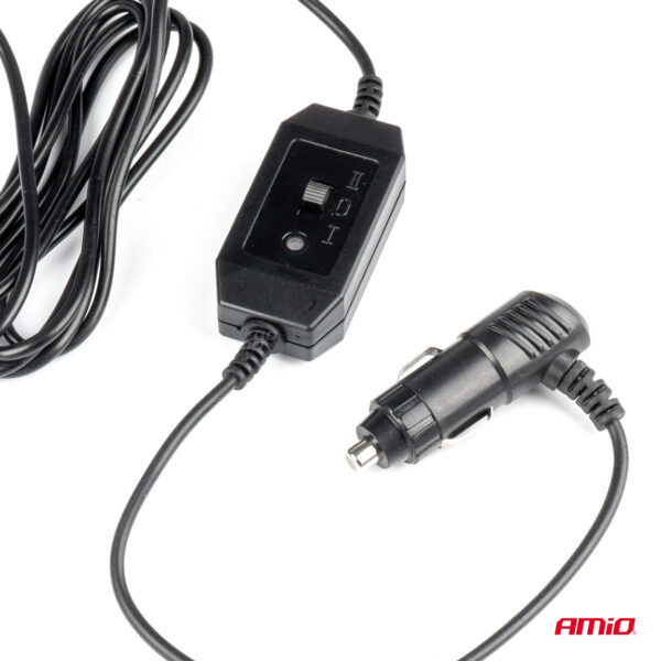 Amio ΑΝΕΜΙΣΤΗΡΑΣ ΔΙΠΛΟΣ 12V 2χ4''(10,8cm) ΜΕ ΦΙΣ ΑΝΑΠΤΗΡΑ/2 ΤΑΧΥΤΗΤΩΝ/ ΜΕ ΜΑΝΤΑΛΑΚΙ PRO SERIES ΑMiO - 1 TEM. - Image 4