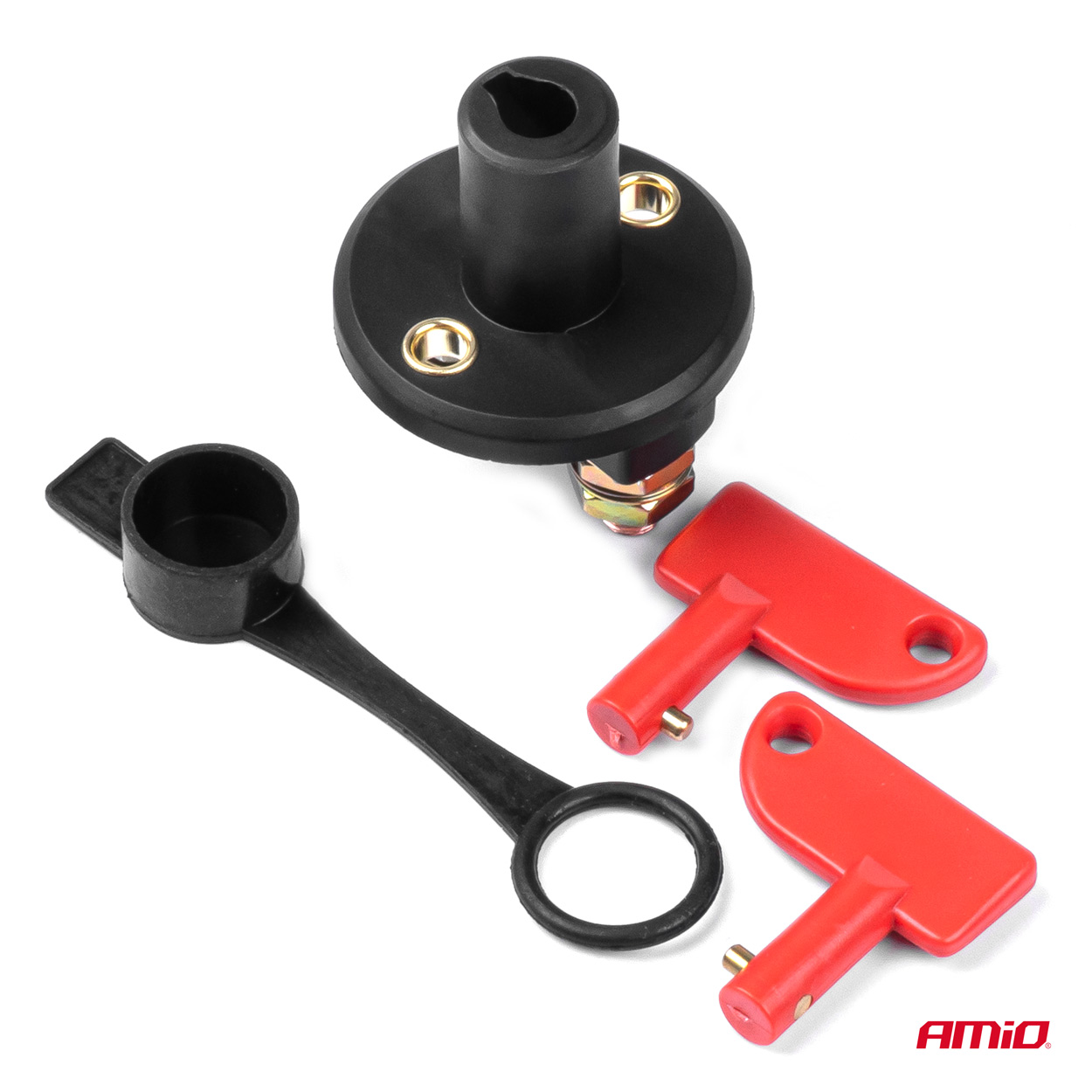 Amio Amio - ΚΕΝΤΡΙΚΟΣ ΔΙΑΚΟΠΤΗΣ ΜΠΑΤΑΡΙΑΣ ΓΕΝΙΚΟΥ ΡΕΥΜΑΤΟΣ (KILLER SWITCH) 150Α 12-24V - 1 TEM. (03023/AM) - Image 4