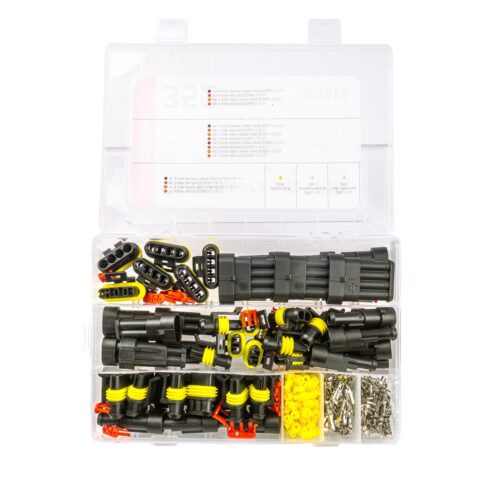 Amio ΦΙΣ & ΒΥΣΜΑΤΑ ΚΑΛΩΔΙΩΝ 6 ΤΥΠΩΝ 12/24V ΑΡΣΕΝΙΚΑ ΚΑΙ ΘΗΛΥΚΑ ΣΕΤ ΑΜΙΟ – 352 ΤΕΜ.