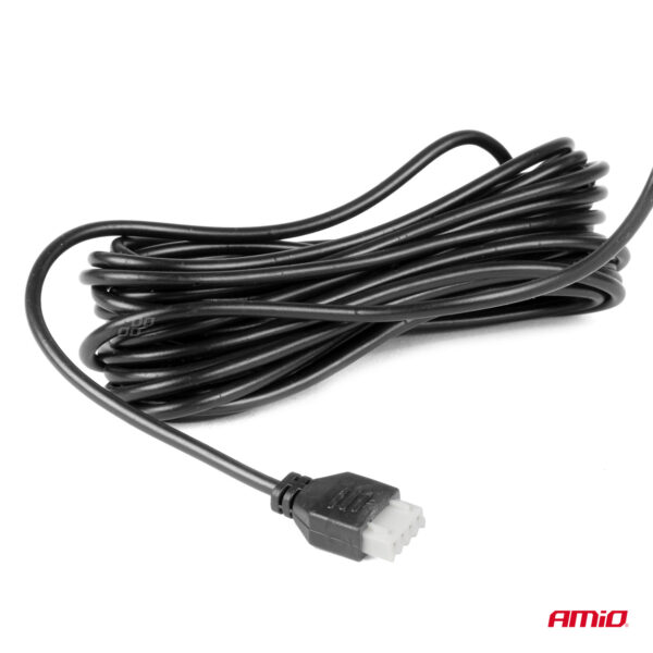 Amio ΣΥΣΤΗΜΑ ΠΑΡΚΑΡΙΣΜΑΤΟΣ 12V ΜΕ 4 ΑΙΣΘΗΤΗΡΕΣ ΣΕ ΑΣΗΜΙ ΧΡΩΜΑ 21,5mm ΜΕ BUZZER (ΗΧΟ) ΚΑΙ ΟΘΟΝΗ LED 3D ΑΜΙΟ - 1 τεμ. - Image 4