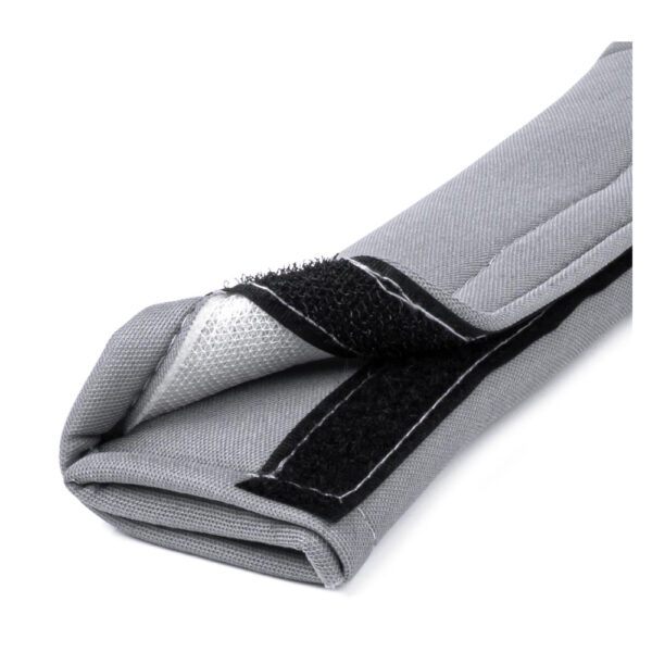 Amio ΜΑΞΙΛΑΡΑΚΙΑ ΖΩΝΗΣ ΣΕ ΓΚΡΙ ΑΝΟΙΧΤΟ ΧΡΩΜΑ 22x6cm ΜΕ VELCRO ΑMiO - 2 TEM. - Image 3