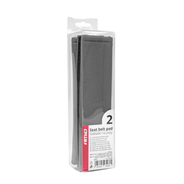 Amio ΜΑΞΙΛΑΡΑΚΙΑ ΖΩΝΗΣ ΣΕ ΓΚΡΙ ΑΝΟΙΧΤΟ ΧΡΩΜΑ 22x6cm ΜΕ VELCRO ΑMiO - 2 TEM. - Image 4