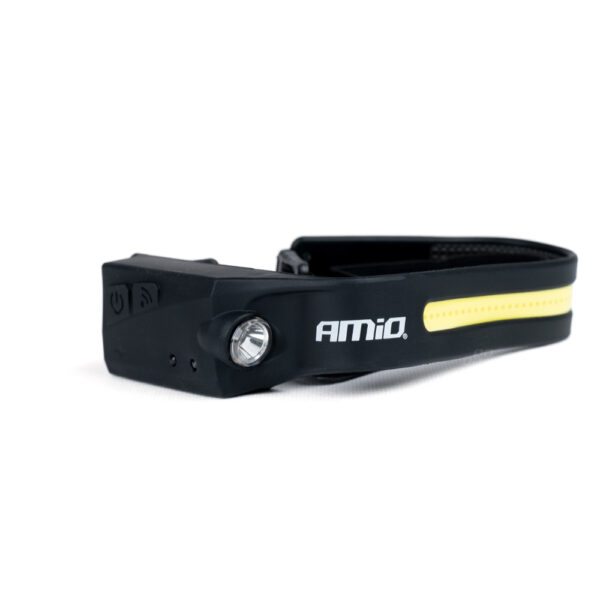 Amio ΦΑΚΟΣ ΚΕΦΑΛΗΣ ΕΡΓΑΣΙΑΣ LED USB-C 1200mAh XPE+COB ΕΠΑΝΑΦΟΡΤΙΖΟΜΕΝΟΣ AMIO - 1 TEM.