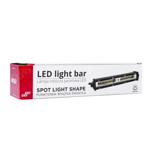 Amio ΠΡΟΒΟΛΕΑΣ ΕΡΓΑΣΙΑΣ LIGHT BAR 9-36V 54W 4.320lm 18xSMD LED 80x27x43mm AWL48  ΑMiO - 1 TEM. - Image 4
