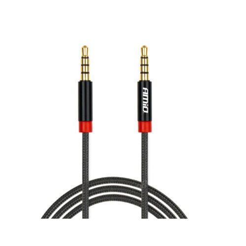 Amio ΚΑΛΩΔΙΟ ΣΥΝΔΕΣΗΣ AUX MINI JACK>JACK 3,5mm 100cm ΑMiO – 1 TEM.