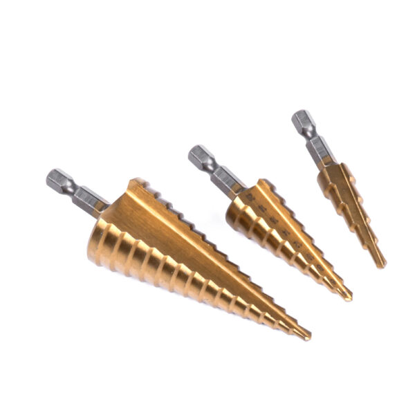 Amio ΤΡΥΠΑΝΙΑ ΚΩΝΙΚΑ ΤΙΤΑΝΙΟΥ (HSS) 4-12mm/4-20mm/4-32mm  ΑMiO - 3 TEM. - Image 3