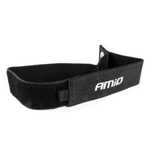 Amio ΙΜΑΝΤΑΣ VELCRO ΓΙΑ ΣΤΗΡΙΞΗ ΠΡΟΙΟΝΤΩΝ ΣΕ ΠΟΡΤ ΜΠΑΓΚΑΖ 63X5cm ΣΕ ΜΑΥΡΟ ΧΡΩΜΑ  ΑMiO - 1 TEM.