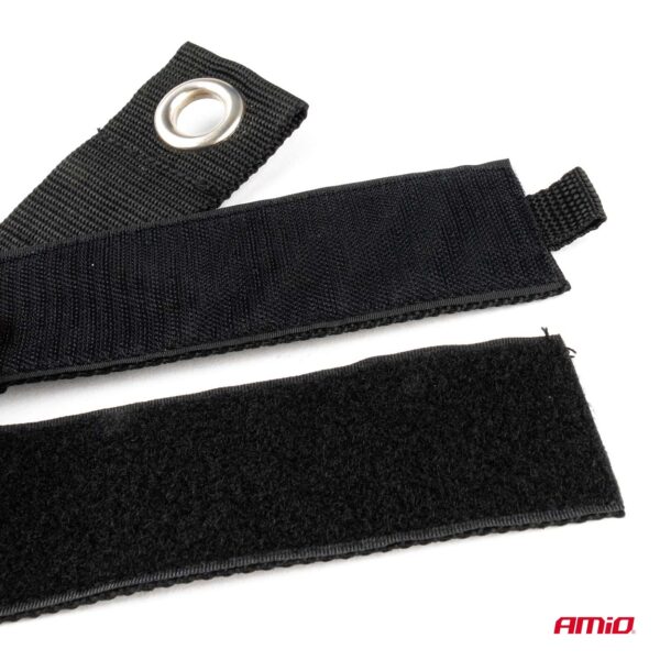 Amio ΙΜΑΝΤΑΣ VELCRO ΓΙΑ ΣΤΗΡΙΞΗ ΠΡΟΙΟΝΤΩΝ ΣΕ ΠΟΡΤ ΜΠΑΓΚΑΖ 63X5cm ΣΕ ΜΑΥΡΟ ΧΡΩΜΑ  ΑMiO - 1 TEM. - Image 2