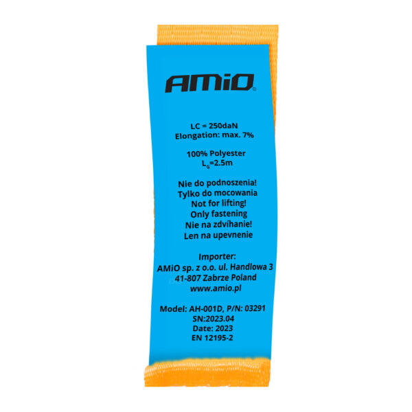 Amio ΙΜΑΝΤΑΣ ΔΕΣΙΜΑΤΟΣ 25mm/250cm ΠΟΡΤΟΚΑΛΙ ΑΜΙΟ - 1 ΤΕΜ. - Image 4