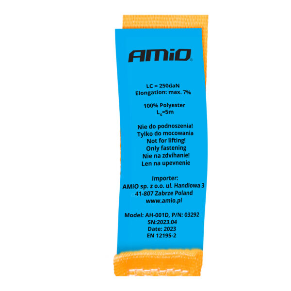 Amio ΙΜΑΝΤΑΣ ΔΕΣΙΜΑΤΟΣ 25mm/500cm ΠΟΡΤΟΚΑΛΙ ΑΜΙΟ - 1 ΤΕΜ. - Image 4