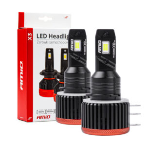 Amio ΛΑΜΠΕΣ LED H15 9-16V 90W 6.500K 9900lm CANBUS ΜΕ ΑΝΕΜΙΣΤΗΡΑΚΙ X3 SERIES AMIO - 2ΤΕΜ.