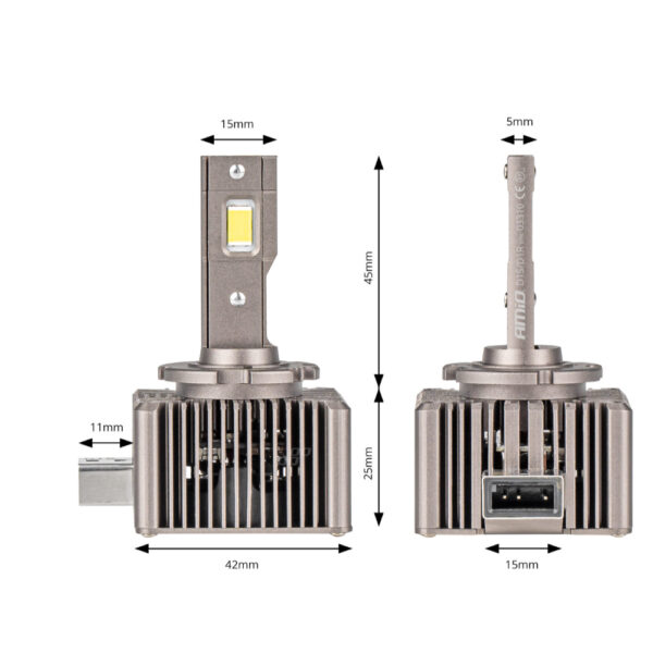 Amio ΛΑΜΠΕΣ LED ΜΕ ΨΥΚΤΡΑ D1S/D1R 9-16V 70W 6.500K 8600lm XD SERIES AMIO - 2 ΤΕΜ. - Image 3