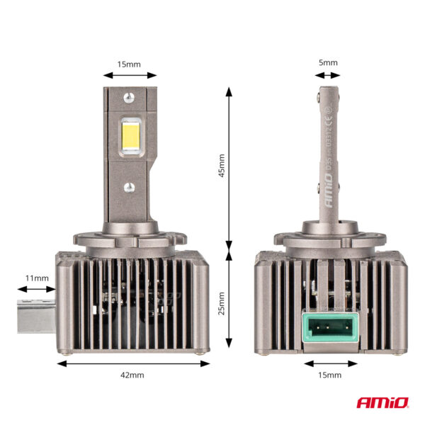 Amio ΛΑΜΠΕΣ LED D3S 9>16V 70W 6.500K 8600lm (ΜΕ ΨΥΚΤΡΑ) XD SERIES ΑΜΙΟ - 2 ΤΕΜ. - Image 3