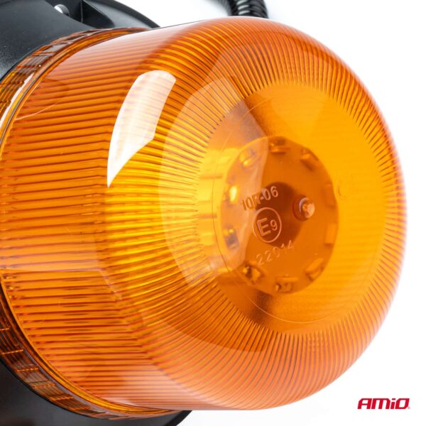 Amio ΦΑΡΟΣ ΠΟΡΤΟΚΑΛΙ W22M 12/24V - 60xSMD LED - 115x108mm (ΜΑΓΝΗΤΙΚΗ ΒΑΣΗ/ΦΙΣ/ΚΑΛΩΔΙΟ 4m) ΑΜΙΟ - 1 ΤΕΜ. - Image 2