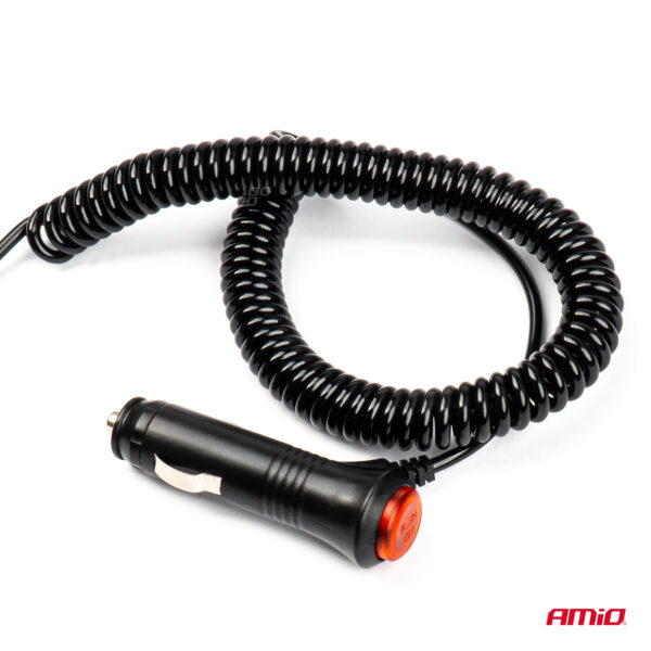 Amio ΦΑΡΟΣ ΠΟΡΤΟΚΑΛΙ W22M 12/24V - 60xSMD LED - 115x108mm (ΜΑΓΝΗΤΙΚΗ ΒΑΣΗ/ΦΙΣ/ΚΑΛΩΔΙΟ 4m) ΑΜΙΟ - 1 ΤΕΜ. - Image 4