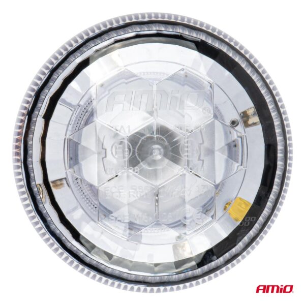 Amio ΦΑΡΟΣ DIAMONT W25M ΜΕ ΛΕΥΚΟ ΚΑΠΑΚΙ 12/24V 24xSMD LED ΠΟΡΤΟΚΑΛΙ ΜΑΓΝΗΤΙΚΟΣ ΦΙΣ ΑΝΑΠΤΗΡΑ 131x126mm ΑΜΙΟ - 1 ΤΕΜ. - Image 3