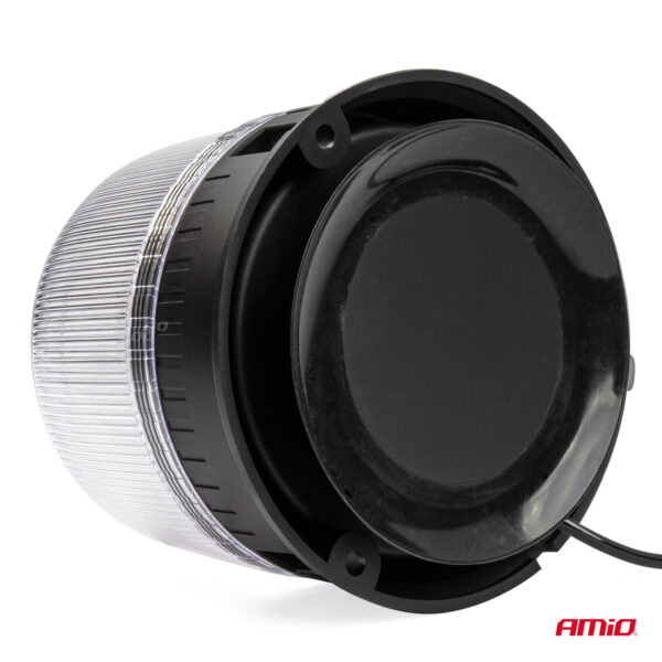 Amio ΦΑΡΟΣ DIAMONT W25M ΜΕ ΛΕΥΚΟ ΚΑΠΑΚΙ 12/24V 24xSMD LED ΠΟΡΤΟΚΑΛΙ ΜΑΓΝΗΤΙΚΟΣ ΦΙΣ ΑΝΑΠΤΗΡΑ 131x126mm ΑΜΙΟ - 1 ΤΕΜ. - Image 4