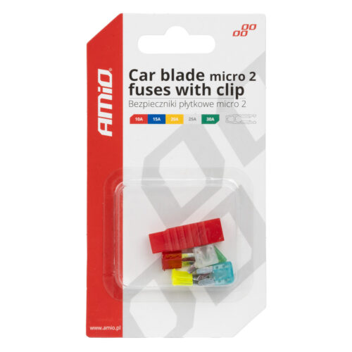 Amio ΑΣΦΑΛΕΙΕΣ MICRO BLADE (ΜΑΧΑΙΡΩΤΕΣ) & ΕΡΓΑΛΕΙΟ ΑΦΑΙΡΕΣΗΣ ΚΑΡΤΕΛΑ (10A/15A/ 20A/25A/30A) ΑΜΙΟ – 5 ΤΕΜ.