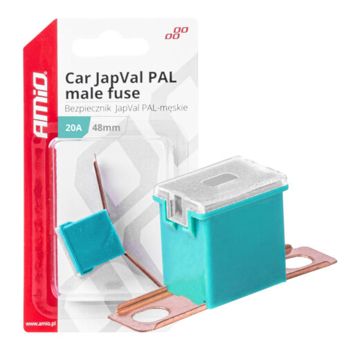 Amio ΑΣΦΑΛΕΙΑ JapVal PAL ΑΡΣΕΝΙΚΗ 48mm 20A ΣΕ ΓΑΛΑΖΙΟ ΧΡΩΜΑ AMIO – 1 Τεμ.