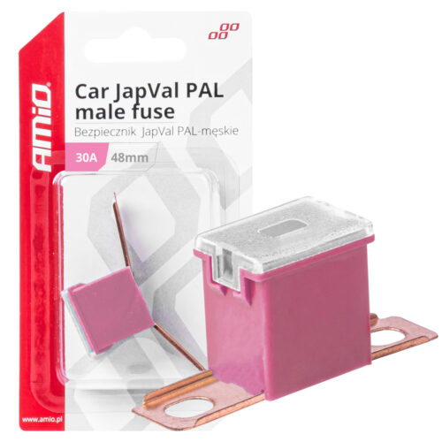 Amio ΑΣΦΑΛΕΙΑ JapVal PAL ΑΡΣΕΝΙΚΗ 48mm 30A ΣΕ ΡΟΖ ΧΡΩΜΑ AMIO – 1 Τεμ.