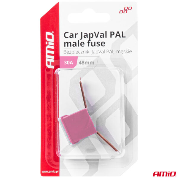 Amio ΑΣΦΑΛΕΙΑ JapVal PAL ΑΡΣΕΝΙΚΗ 48mm 30A ΣΕ ΡΟΖ ΧΡΩΜΑ AMIO - 1 Τεμ. - Image 3