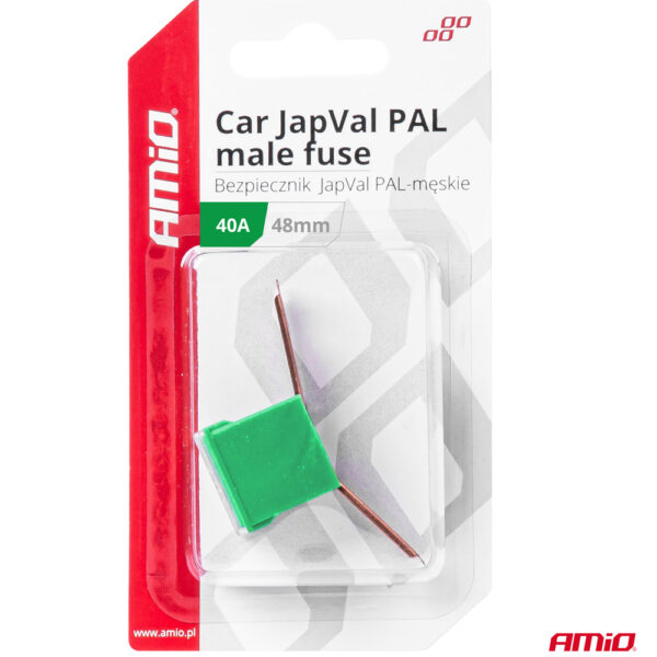 Amio ΑΣΦΑΛΕΙΑ JapVal PAL ΑΡΣΕΝΙΚΗ 48mm 40A ΣΕ ΠΡΑΣΙΝΟ ΧΡΩΜΑ AMIO - 1 Τεμ. - Image 3